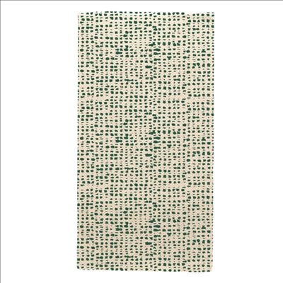 SERVIETTES ECOLABEL P. 1/8 'DOUBLE POINT - DAKAR' 19 G/M2 40x40 CM NATUREL OUATE RECYCLÉE (1200 UNITÉS)