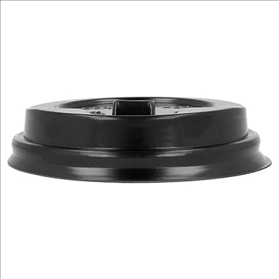 COUVERCLES HAUTS POUR GOBELETS 120 ML  NOIR PS (1000 UNITÉS)