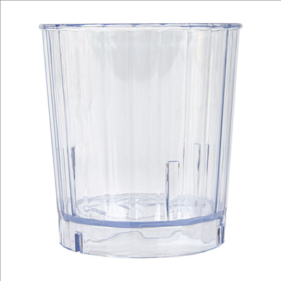 GOBELETS 355 ML Ø 8,6/7,3x9,5 CM TRANSPARENT SAN (72 UNITÉS)