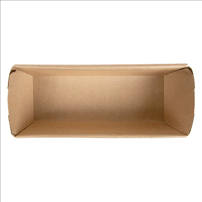 MOULES CUISSON PÂTISSERIE LAMINÉS  165 G/M2 24x8x7 CM MARRON PAPIER (240 UNITÉS)