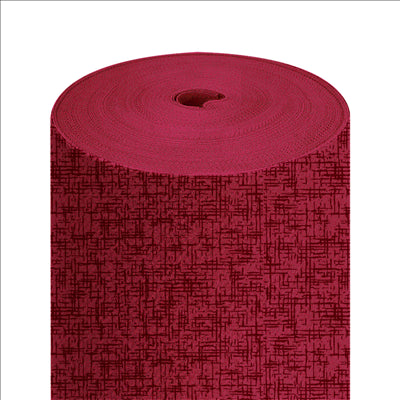 NAPPE EN ROULEAU 'JAZZ' 55 G/M2 1,20x50 M BORDEAUX AIRLAID (1 UNITÉ)