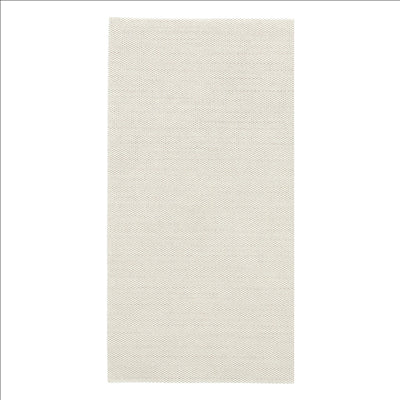 SERVIETTES PLI. 1/8 'LIKE LINEN' 70 G/M2 40x40 CM CREME SPUNLACE (600 UNITÉS)