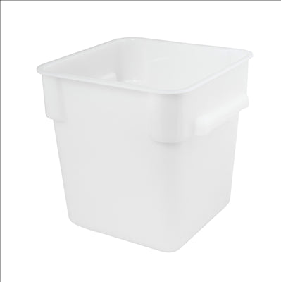 BAC ALIMENTAIRE 4 L 18x18x19 CM BLANC PP (1 UNITÉ)