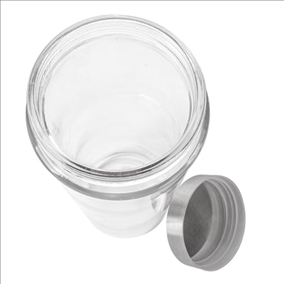 POT STOCKAGE CYLINDRIQUE 1900 ML Ø10x31 CM TRANSPARENT VERRE (12 UNITÉS)