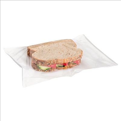 DELI PACK  30 G/M2 + 13 PP 21x16/14 CM BLANC KRAFT (500 UNITÉS)