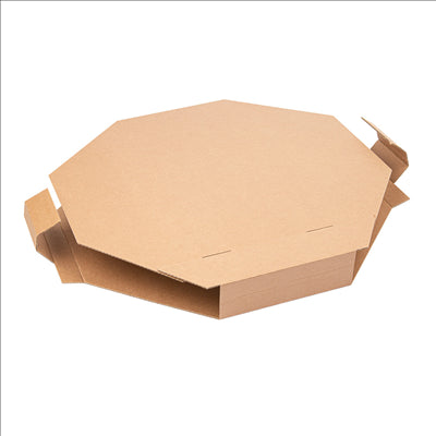 BOÎTE POUR PAELLAS  370 G/M2 40,5x40,5x5 CM NATUREL CARTON (100 UNITÉS)