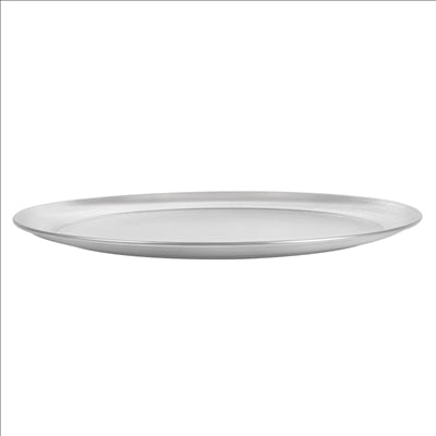 ASSIETTE À PIZZA PLATE  Ø 28 CM ARGENTE ALUMINIUM (1 UNITÉ)