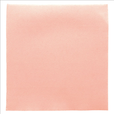 SERVIETTES ECOLABEL 'DOUBLE POINT' 18 G/M2 39x39 CM ROSE OUATE (1200 UNITÉS)