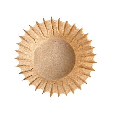 CAPSULES 'PETITS FOURS' 50 G/M2 Ø 2,4x2 CM NATUREL PARCH.INGRAISSABLE (500 UNITÉS)