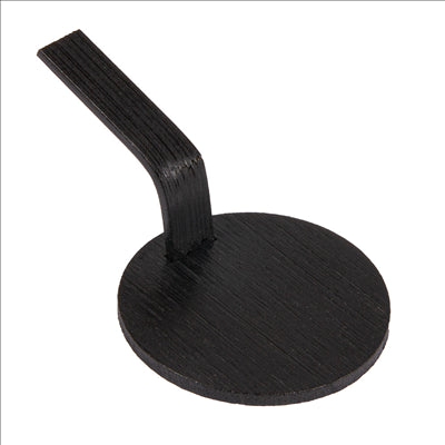 MINI PELLES POUR SNACKS  Ø 5 CM NOIR BAMBOU (100 UNITÉS)