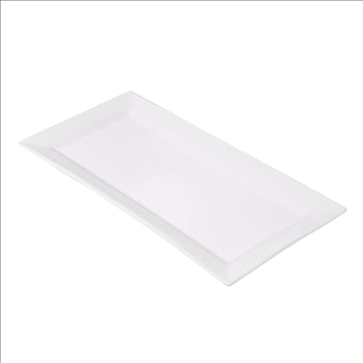 ASSIETTES RECTANGULAIRES  36,2x17,8 CM BLANC PORCELAINE (12 UNITÉS)