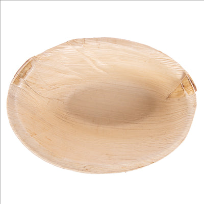 BOL OVALE COURBE 'ARECA' 160 ML 14x10x6,4 CM NATUREL ARECA (200 UNITÉS)