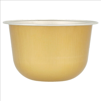 RECIPIENT PATISSERIE 150 ML Ø 8,5x4,3 CM OR ALUMINIUM (100 UNITÉS)