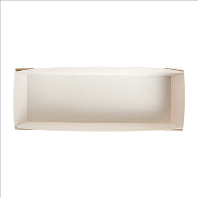 BOÎTES 'THEPACK' 230 + 12PP G/M2 11x30x5 CM BLANC CARTON ONDULÉ NANO-MICRO (200 UNITÉS)