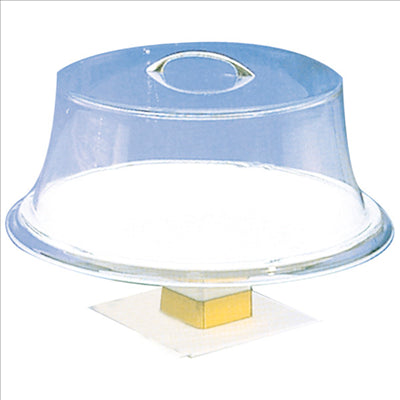 COUPOLE CYLINDRIQUE ACRYLIQUE  Ø 30,3x16 CM TRANSPARENT PLASTIQUE (1 UNITÉ)