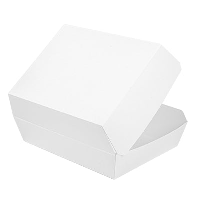 BOÎTES "LUNCH BOX" 'THEPACK' 230 G/M2 22,5x17x8,5 CM BLANC CARTON ONDULÉ NANO-MICRO (300 UNITÉS)