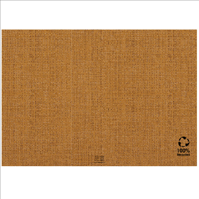 SETS DE TABLE ÉCOLOGIQUES 'ARPILLERA' 48 G/M2 30x40 CM MARRON PAPIER RECYCLÉ (2000 UNITÉS)