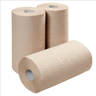 2 U. ROULEAUX CUISINE 2 PLIS 'FEEL GREEN' 23 G/M2 24,5 CM x 30 M NATUREL PAPIER RECYCLÉ (12 UNITÉS)