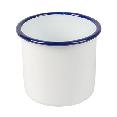 BOLS 'ENAMELWARE' 700 ML Ø 10x10 CM BLANC FER ÉMAILLÉ (6 UNITÉS)