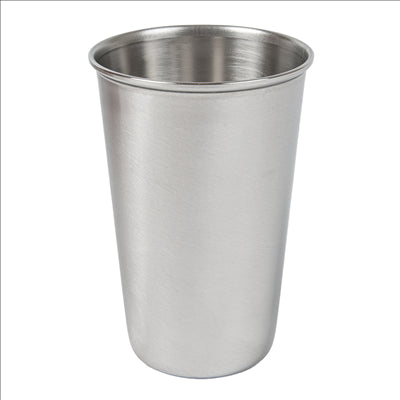 GOBELETS 'ARTINOX' 350 ML Ø 8x11 CM ARGENTE INOX (12 UNITÉS)