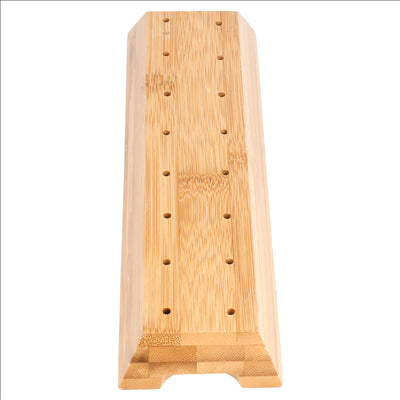 BASES POUR 16 PIQUES  20x6x2 CM NATUREL BAMBOU (12 UNITÉS)