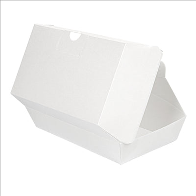 BOÎTES "LUNCH BOX" PAPERLOCK 'THEPACK' 220 G/M2 19,5x12,5x7 CM BLANC CARTON ONDULÉ NANO-MICRO (300 UNITÉS)