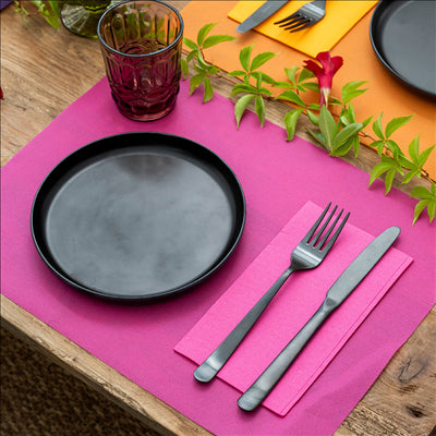 SETS DE TABLE 'SPUNBOND' 60 G/M2 30x40 CM FRAMBOISE PP (800 UNITÉS)