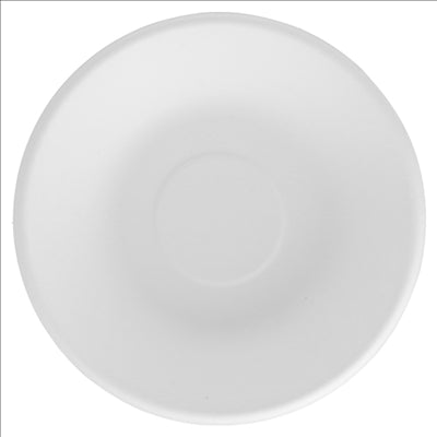 ASSIETTES CREUSES 'BIONIC' 460 ML Ø 16x3,6 CM BLANC BAGASSE (1000 UNITÉS)