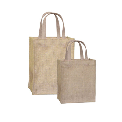 SACS  12+10x15 CM NATUREL JUTE (10 UNITÉS)