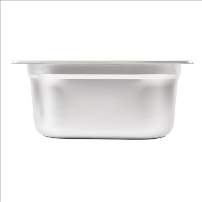 BAC GASTRONOME 1/2 8,4 L 32,5x26,5x15 CM ARGENTE INOX (1 UNITÉ)