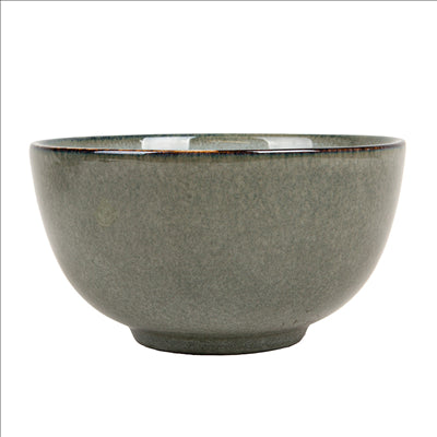 BOL 'AKALA' 580 ML Ø14x7,7 CM GRIS VERDÂTRE STONEWARE (6 UNITÉS)