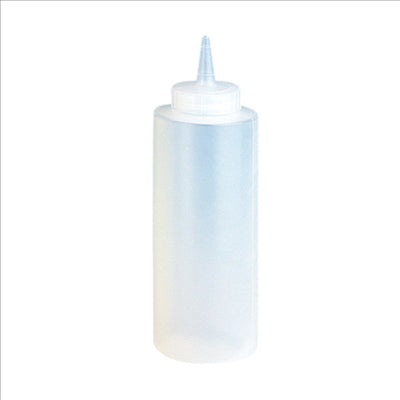 POIRES À SAUCES 360 ML Ø 6x22 CM TRANSLUCIDE LDPE (6 UNITÉS)