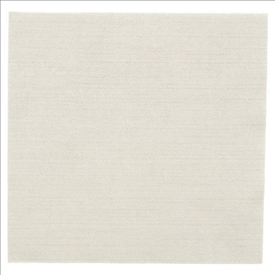 SERVIETTES 2 FACES 'LIKE LINEN' 70 G/M2 40x40 CM CREME SPUNLACE (600 UNITÉS)