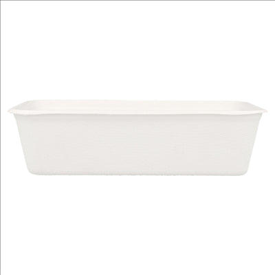 CONTENEURS 'BIONIC' 700 ML 17,5x12x4,5 CM BLANC BAGASSE (500 UNITÉS)