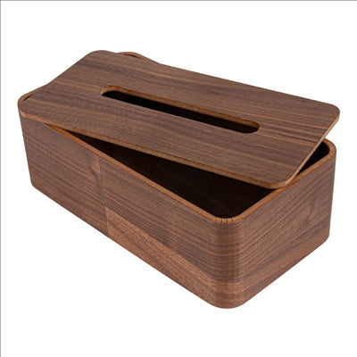 DISTRIBUTEUR MOUCHOIRS  26,5x14x8,5 CM MARRON BOIS (1 UNITÉ)