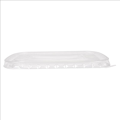 COUVERCLES POUR RÉCIPIENTS 254.33/34/35/266.26/27/28  9,7 G/M2 17,3x12,3x1 CM TRANSPARENT PP (300 UNITÉS)