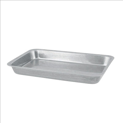 PLATEAU FAST FOOD 'ARTINOX'  25,5x15,75x3 CM ARGENTE INOX (1 UNITÉ)