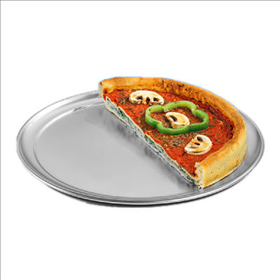 ASSIETTE À PIZZA PLATE  Ø 28 CM ARGENTE ALUMINIUM (1 UNITÉ)