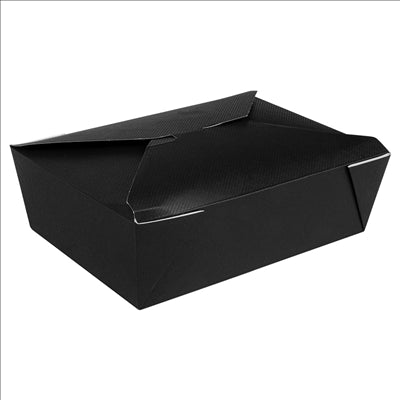 BOÎTES AMÉRICAINES MICRO-ONDABLES 'THEPACK' 1980 ML 250 + 12PP G/M2 19,6x14x6,2 CM NOIR CARTON ONDULÉ NANO-MICRO (200 UNITÉS)