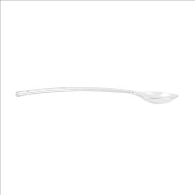 MINI CUILLÈRES RÉUTILISABLES MISE EN BOUCHE  10,5 CM TRANSPARENT PS (4000 UNITÉS)