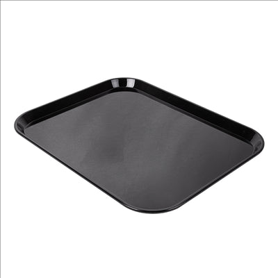 PLATEAU POUR COUPOLE  35,7x46 CM NOIR POLYCARBONATE (1 UNITÉ)