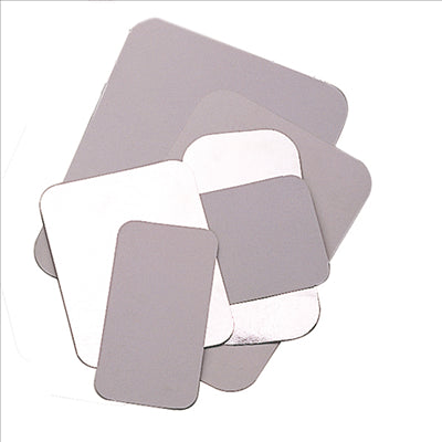 COUVERCLES POUR RÉFÉRENCE 135.70  21,2x10,7 CM BLANC ALUMINIUM (100 UNITÉS)