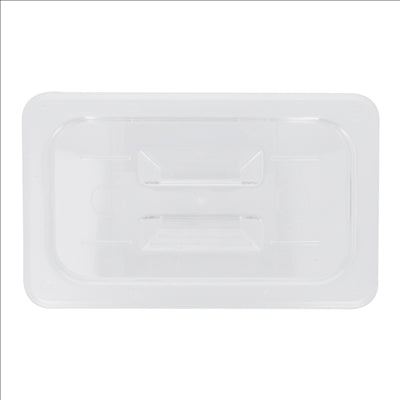 COUVERCLE 1/4 POUR RÉFÉRENCE 202.15  26,5x16,2 CM TRANSPARENT POLYCARBONATE (1 UNITÉ)