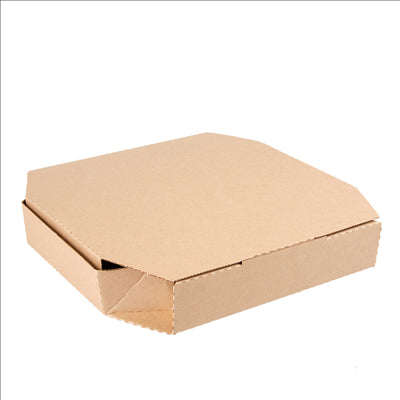 BOÎTES OCTOGONAL 'THEPACK' 330 G/M2 32x32x3,8 CM NATUREL CARTON ONDULÉ MICROCANAL (100 UNITÉS)