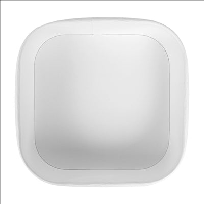 RÉCIPIENTS CARRÉS 1000 ML 320 + 26 PE G/M2 16,7x16,7x5,5 CM BLANC KRAFT (300 UNITÉS)