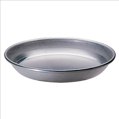 PLATEAU FRUITS DE MER  Ø 38x6 CM ARGENTE ALUMINIUM (1 UNITÉ)
