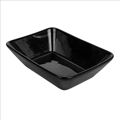 PANIERS À FRIRE S  13,5x9,4x3,2 CM NOIR PORCELAINE (6 UNITÉS)