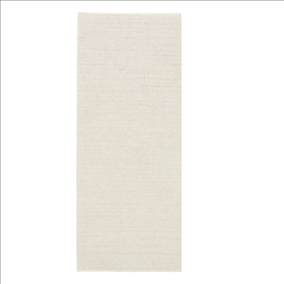 SERVIETTES P. 1/8 SLIM PLUS 'LIKE LINEN' 70 G/M2 39x50 CM CREME SPUNLACE (400 UNITÉS)