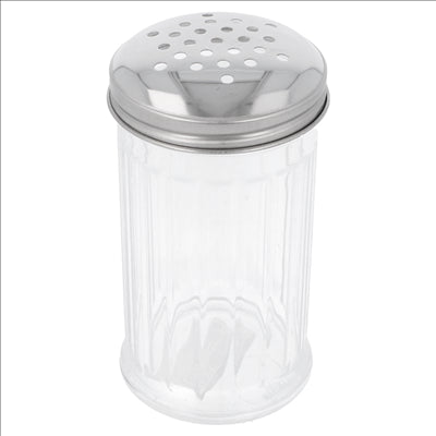 SAUPOUDREUSE FROMAGE 360 ML Ø 7,5x14 CM TRANSPARENT POLYCARBONATE (1 UNITÉ)