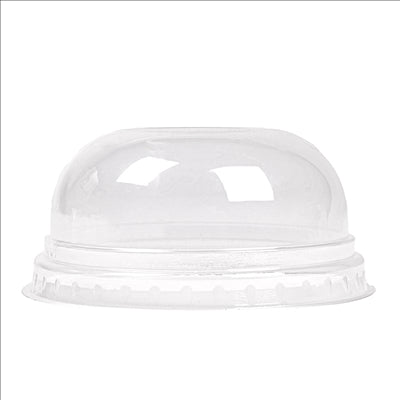 COUVERCLES COUPOLE SANS ORIFICE POUR 223.99  Ø 7,8x3,9 CM TRANSPARENT PLA (1250 UNITÉS)